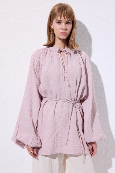 MUSLIN BLOUSE POWDER 