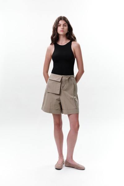 POCKET BELT SHORTS GREEN 
