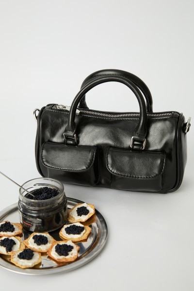 LENORA POCKET BAG BLACK TRUFFLE 