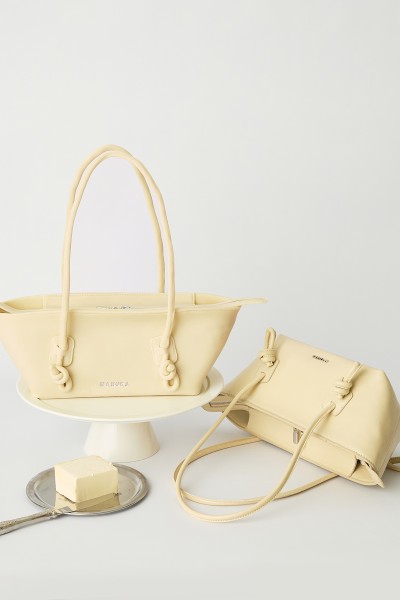BONNIE TIE DETAIL BAG BUTTER YELLOW 