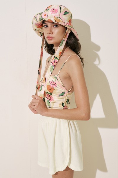 TERRY FABRIC SHORTS VANILLA 