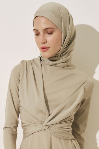 BONNET TIE SWIMSUIT SHAWL GREEN 