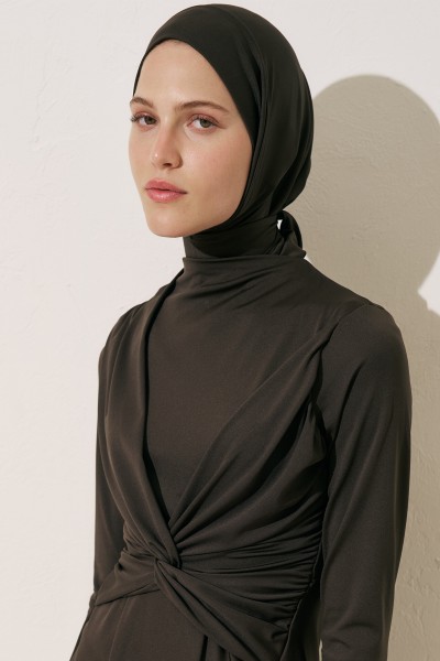 HIJAB SWIMSUIT BONNET BROWN 