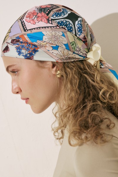 SATEN DESENLİ ŞAL GUEL 