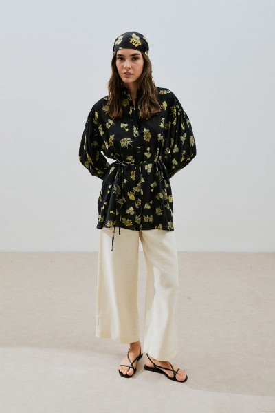 DESENLİ PAMUKLU GÖMLEK ALOHA 