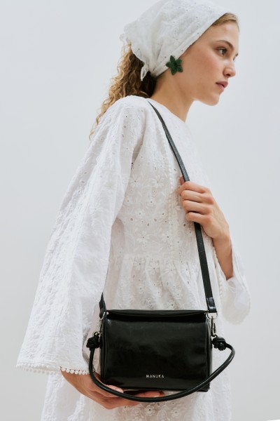 RUA BOX BAG BLACK TRUFFLE 