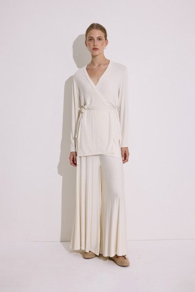 BAĞLAMALI DÖKÜMLÜ KİMONO İNCİ 