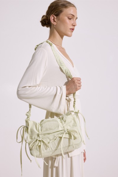 DRESSING DETAIL SHOULDER BAG YELLOW 