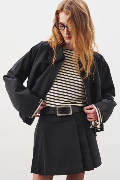 ANVELOP MİNİ ETEK SİYAH 