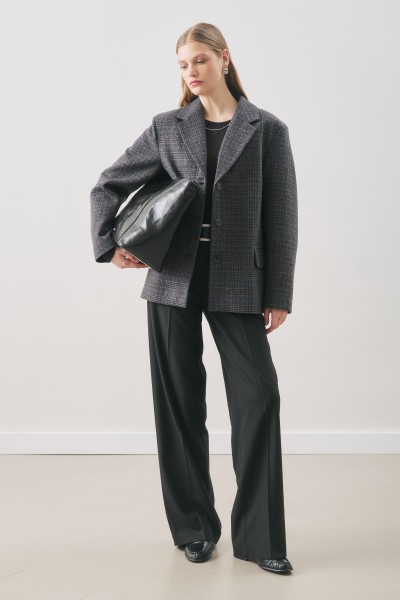 NORRIS YÜN BLAZER CEKET GREY CHECK 