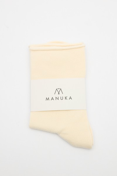 LASTİKSİZ SOKET ÇORAP BEJ 