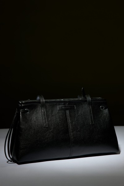 STRIPED DETAIL BAG BLACK 