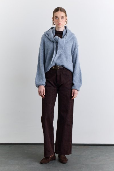 SOFT DOKULU KAZAK MAVİ 