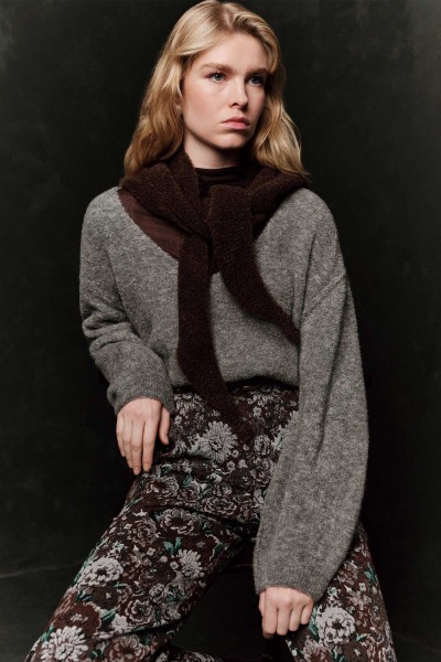 SOFT DOKULU KAZAK AÇIK GRİ 