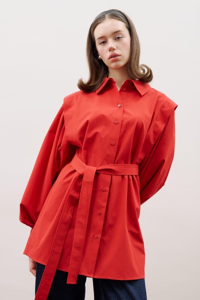 NORA DESIGNER SHIRT RED