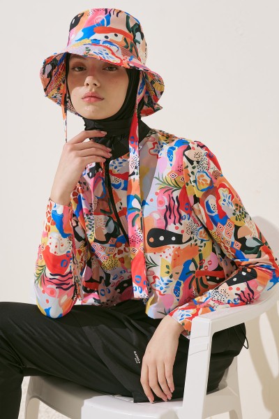 TESETTÜR 3-PIECE SWIMSUIT SET ABSTRACT 