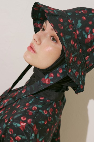 BAĞLAMALI BUCKET ŞAPKA CHERRY