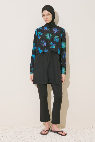 FERMUARLI 3'LÜ TESETTÜR MAYO TAKIM BRUSH 