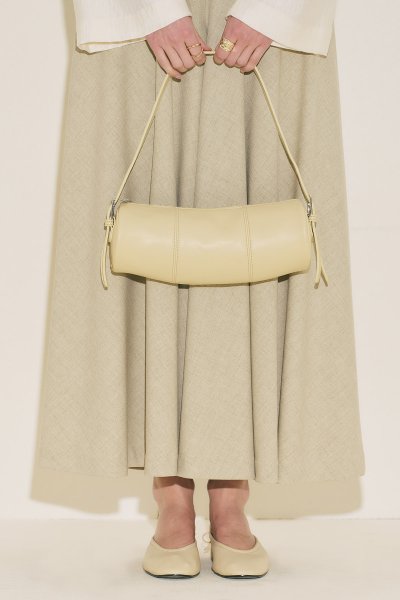 MORGAN OVAL BAG SOFT YELLOW 