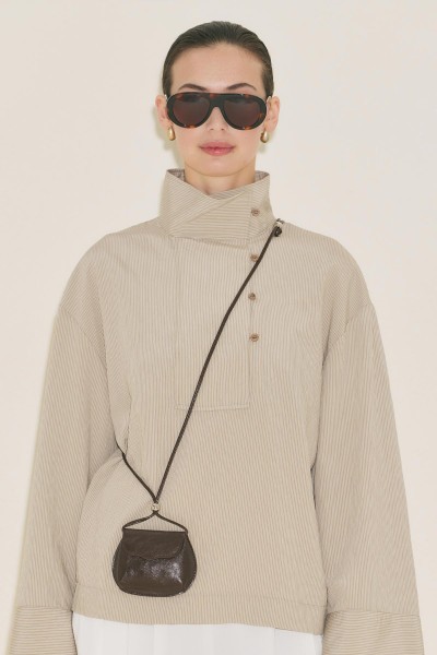 NINA MİNİ CÜZDAN ÇANTA KAHVERENGİ 