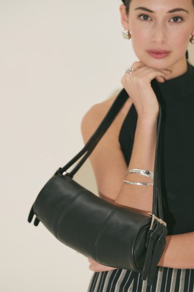 MORGAN OVAL BAG BLACK 