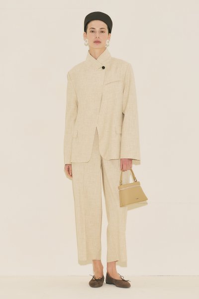 MILANDA BLAZER CEKET BEJ 