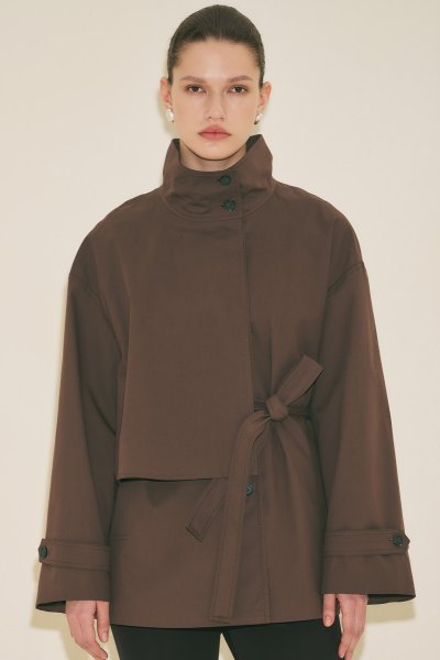 RIA TASARIM TRENÇKOT KAHVERENGİ 