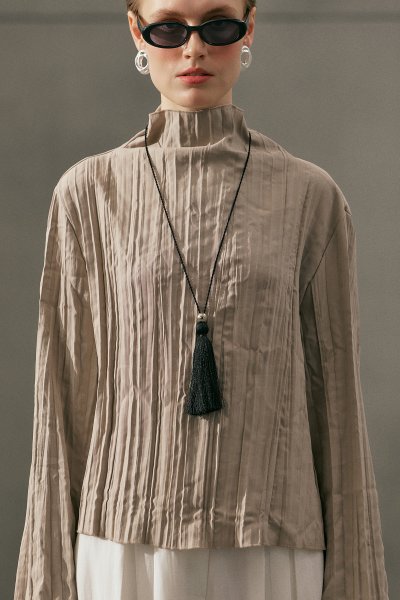 CRUSH KUMAŞLI BLUZ TAŞ 