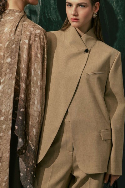 MILANDA BLAZER CEKET CAMEL 