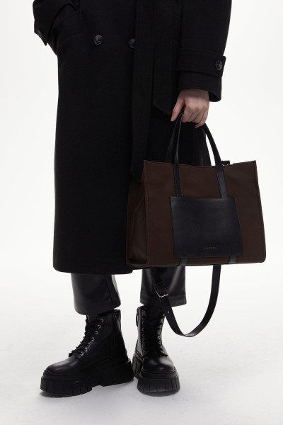 URBAN TOTE BAG BROWN 