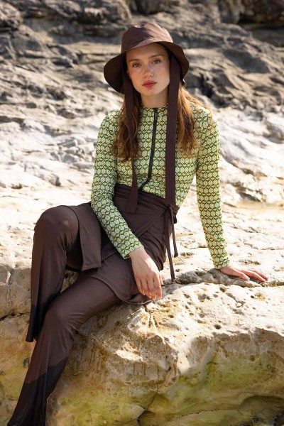 TESETTÜR MAYO PANTOLON KAHVERENGİ 