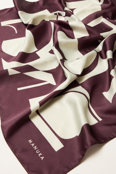 DESENLİ SATEN BOYUN FULARI SONIA 