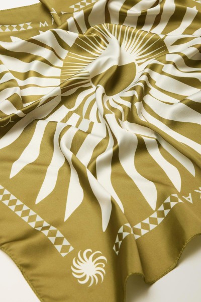 DESENLİ SATEN BOYUN FULARI SARA 