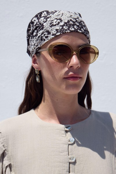 PATTERNED COTTON SCARF LOLA 