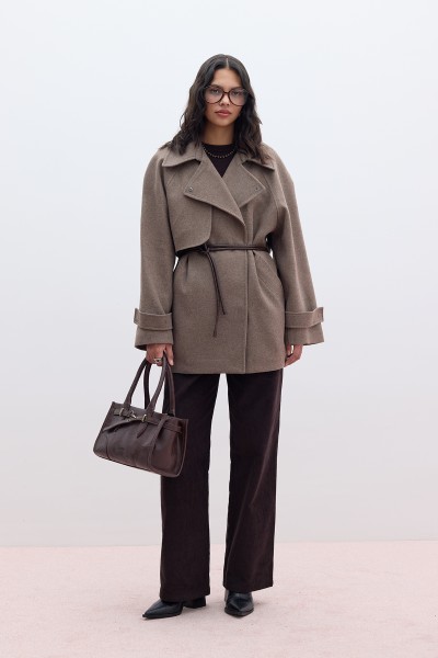 MARİ KRUVAZE TRENÇ KABAN VİZON 