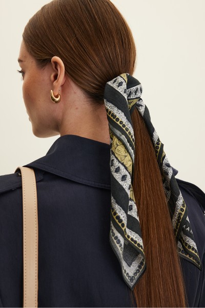 PATTERNED COTTON SCARF NANY 