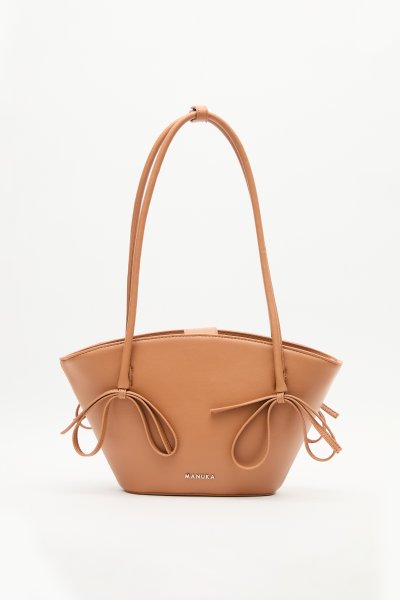 SANDY BOW BAG CAMEL 