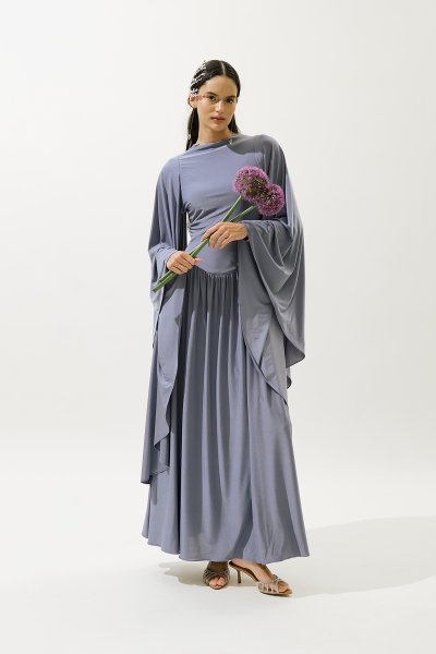 HELSA ABİYE ELBİSE MOR 