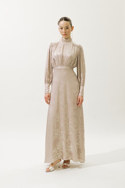 IŞILTILI ABİYE ELBİSE PUDRA 