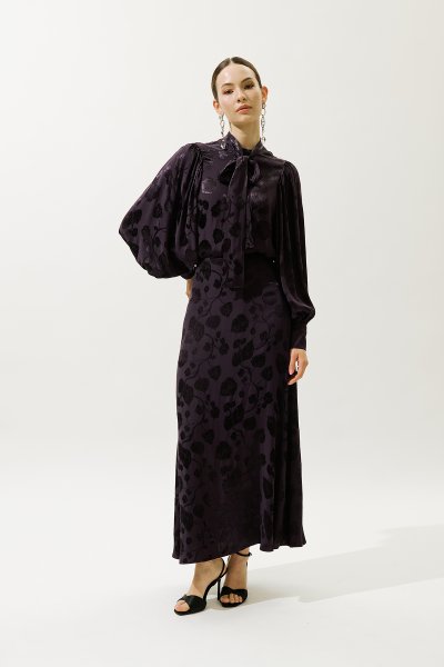 JAKARLI SATEN ETEK MOR 