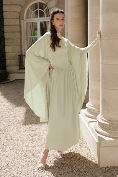 HELSA ABİYE ELBİSE YEŞİL 