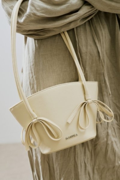 SANDY BOW MINI BAG BUTTER YELLOW 