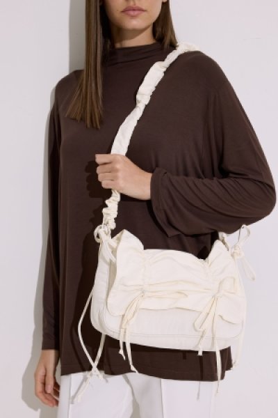DRESSING DETAIL SHOULDER BAG VANILLA 