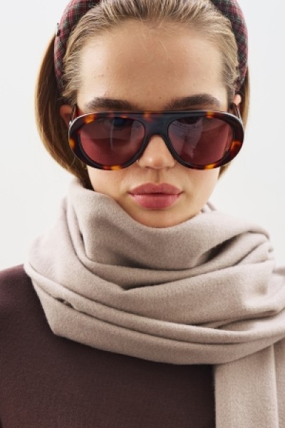 KAŞMİR DOKULU ŞAL BEJ 