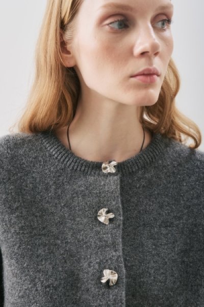 DÜĞME DETAYLI HIRKA ANTRASİT 