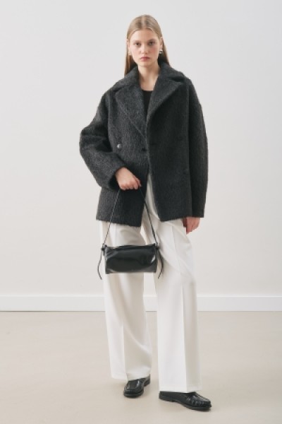 BOUCLE KRUVAZE KABAN SİYAH 