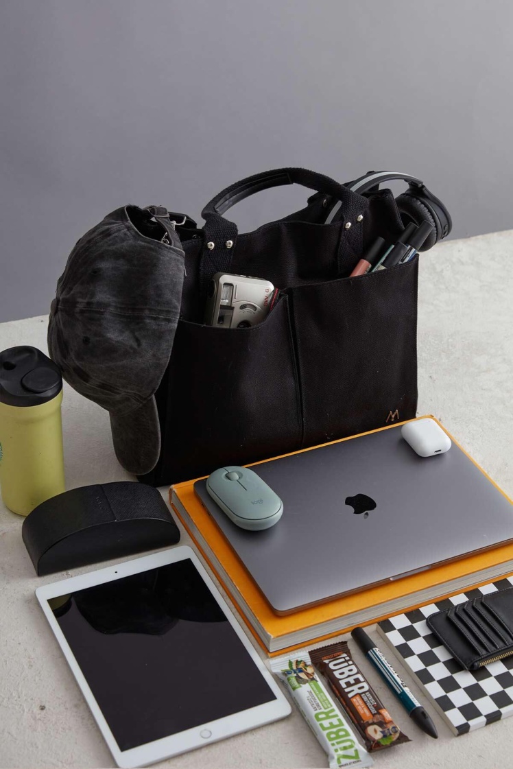 Black Wax Canvas Everyday Bag by Notebooks & Honey – notebooks & honey