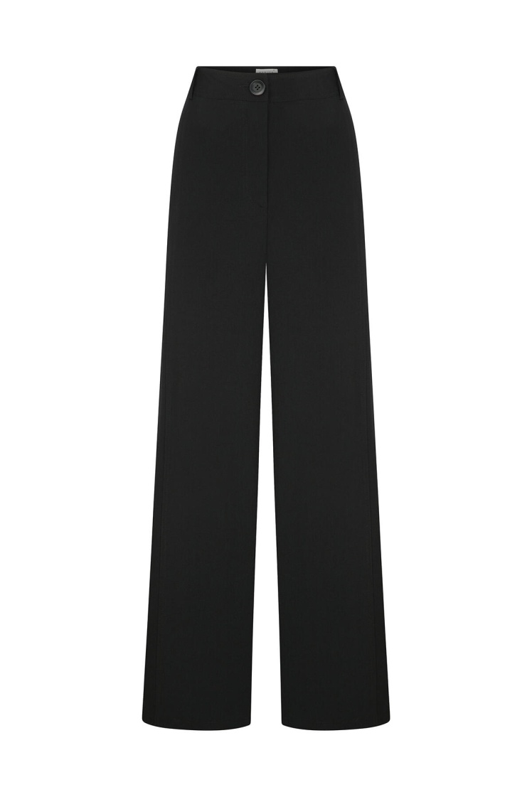 PANTY TROUSERS WITH STITCHING DETAIL BLACK